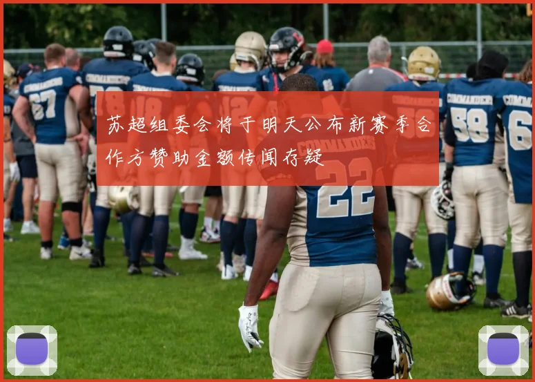 苏超组委会将于明天公布新赛季合作方赞助金额传闻存疑